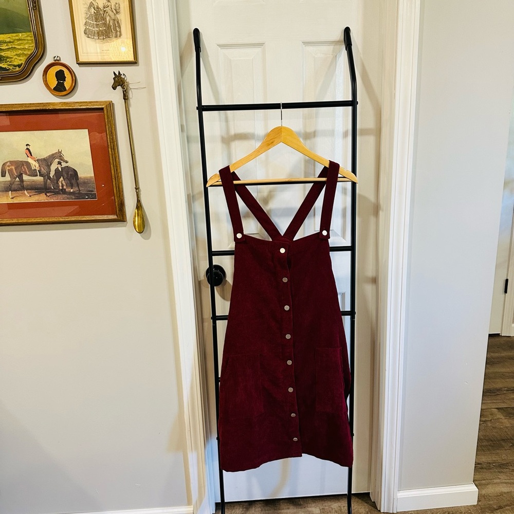 Hyfve Burgundyish Overall Dress